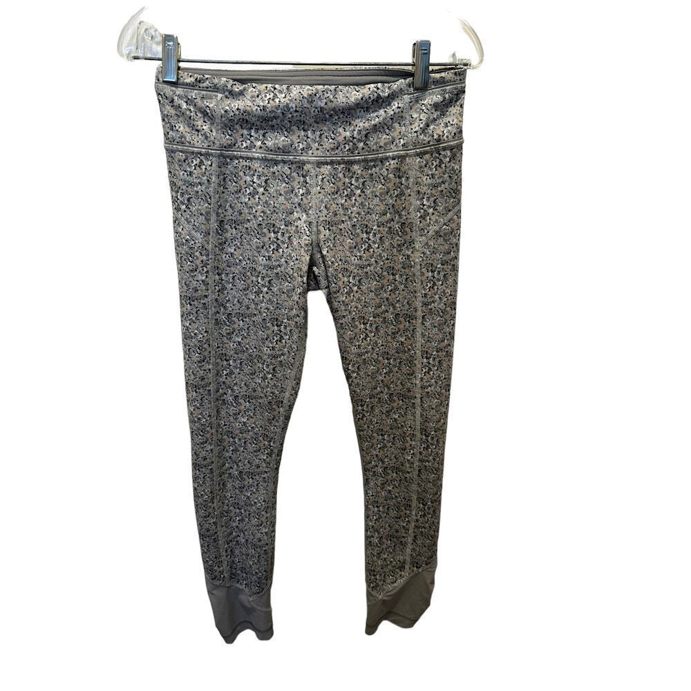 Lululemon Women's Multicolored Polyester Blend Speckled Camo Tight Size 6